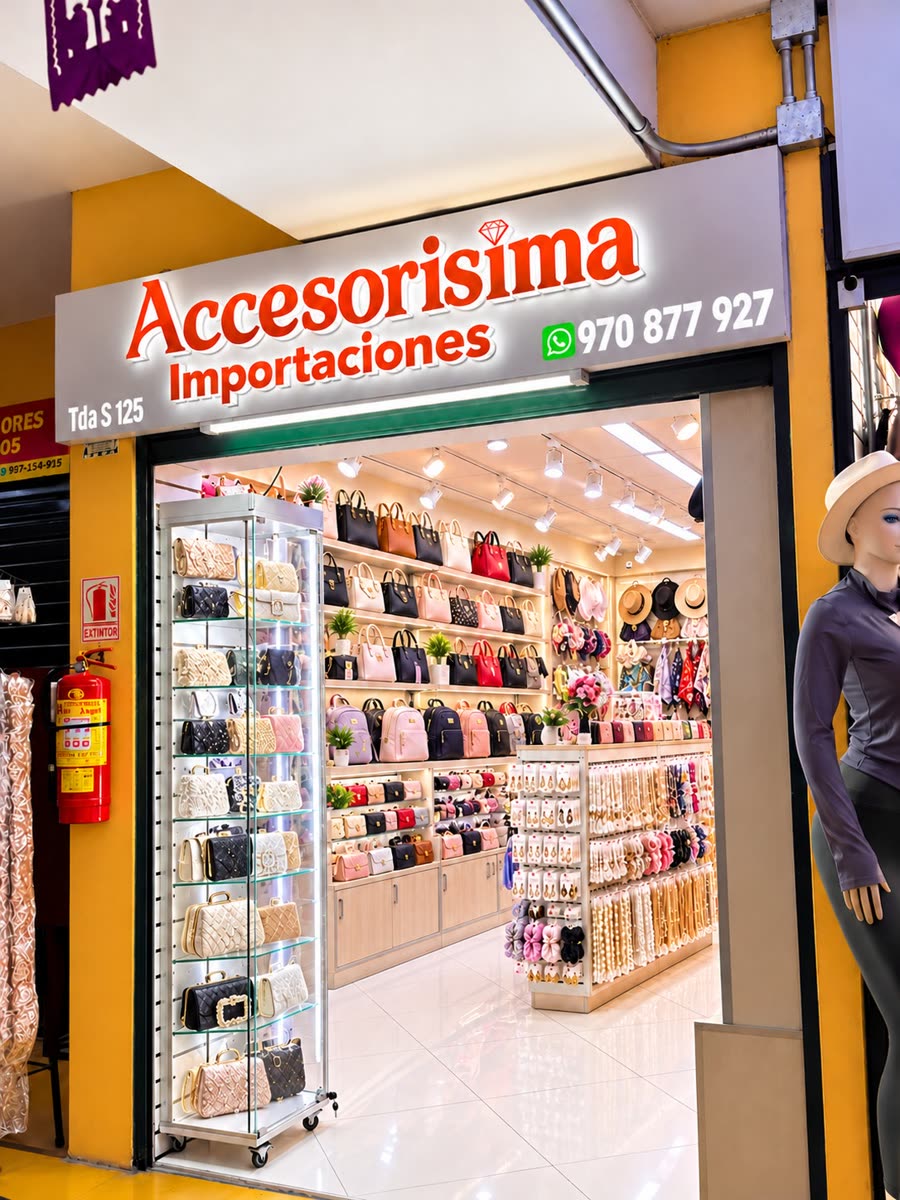 Fachada de la tienda Accesorisima Importaciones, Tienda S 125